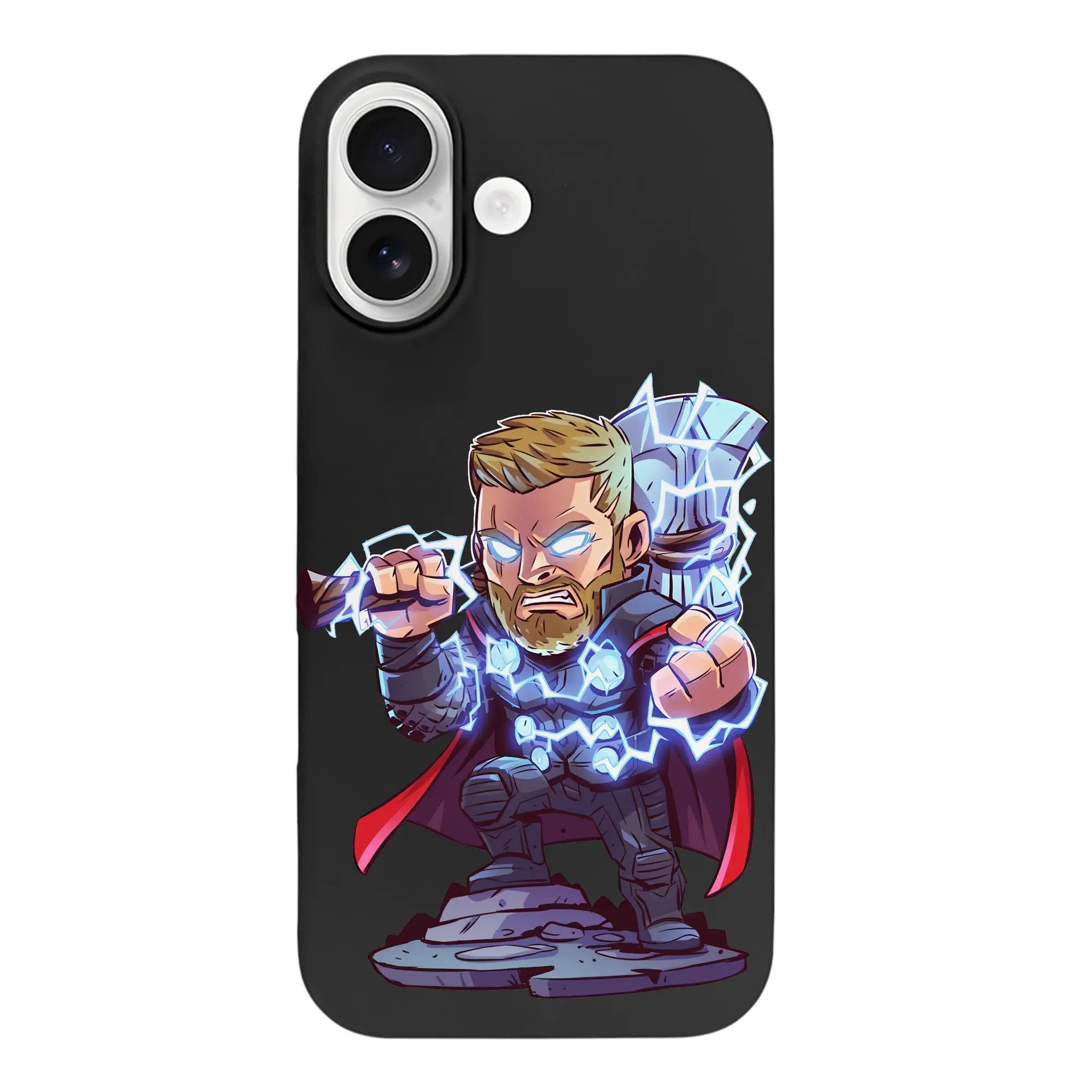 アベンジャーズ (Avenjāzu) グッズ マイティ・ソー（Thor） - iPhone 17 シリーズ シリコンケース 薄型 耐衝撃 指紋防止 ソフトタッチカバー 精密フィット 傷防止 保護ケース iPhone 17/17 Air/17 Pro/17 Pro Max 対応